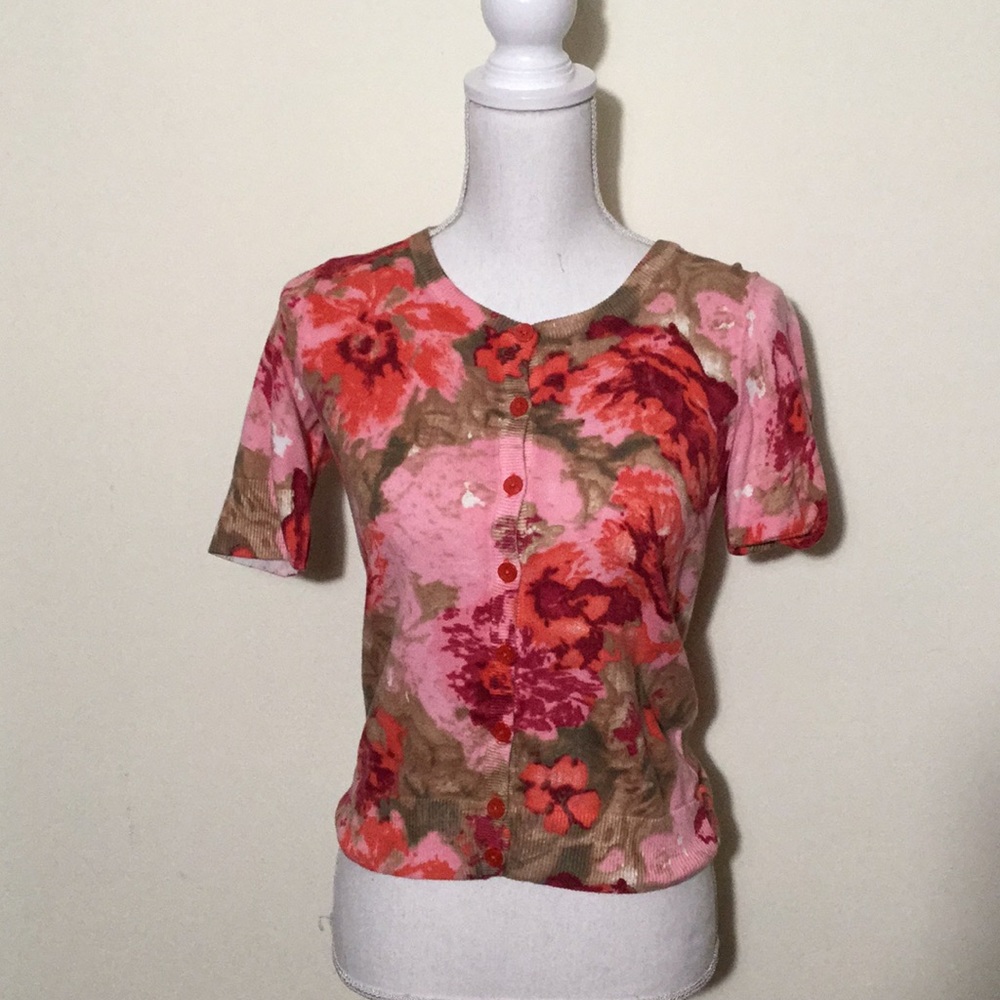 Talbots Short Sleeved Sweater Top